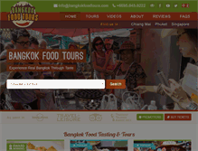Tablet Screenshot of bangkokfoodtours.com